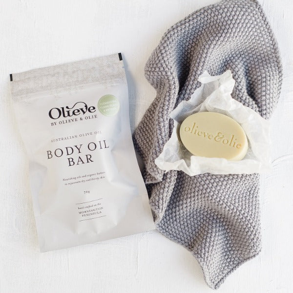 Olieve &amp; Olie Body Oil Bar Lime 70g