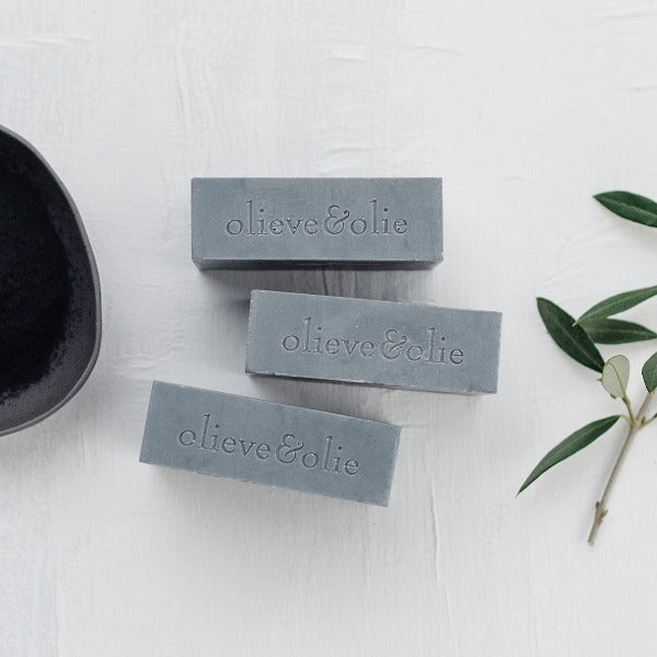 Olieve &amp; Olie Individual Soap Bar Bergamot &amp; Charcoal 80g