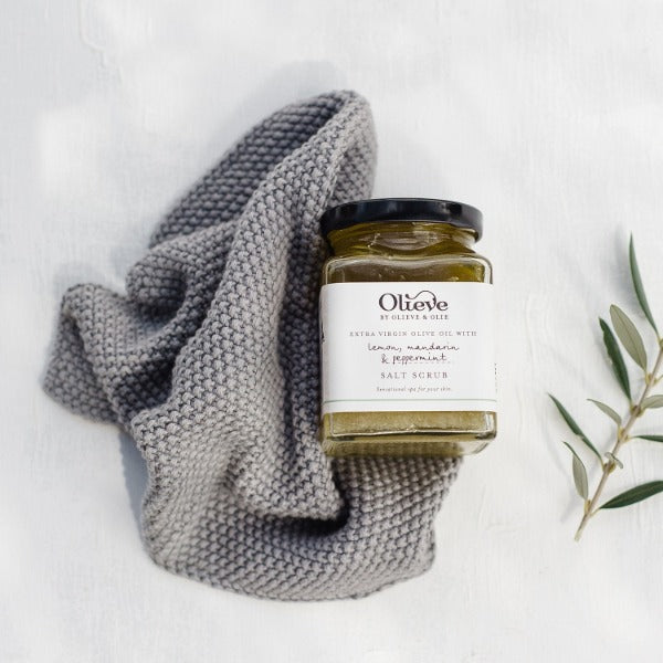 Olieve & Olie Salt Scrub Jar 295ml