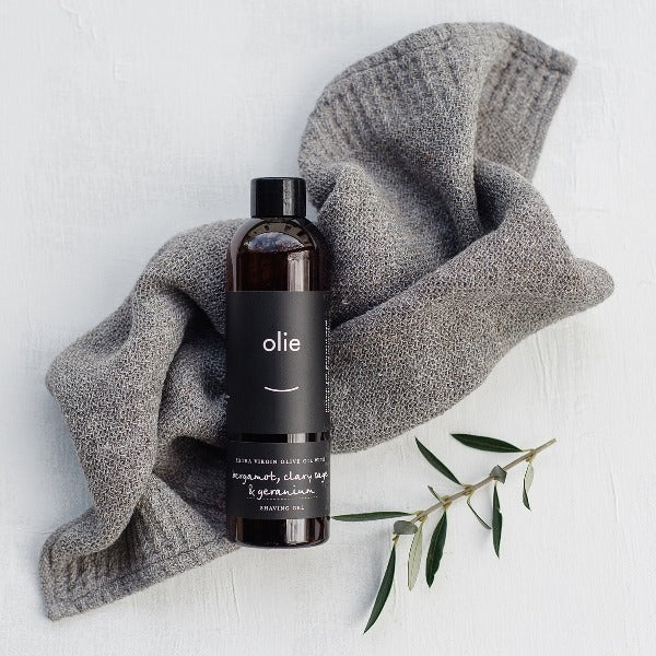 Olieve & Olie Shave Gel Bergamot, Clary Sage &  Geranium