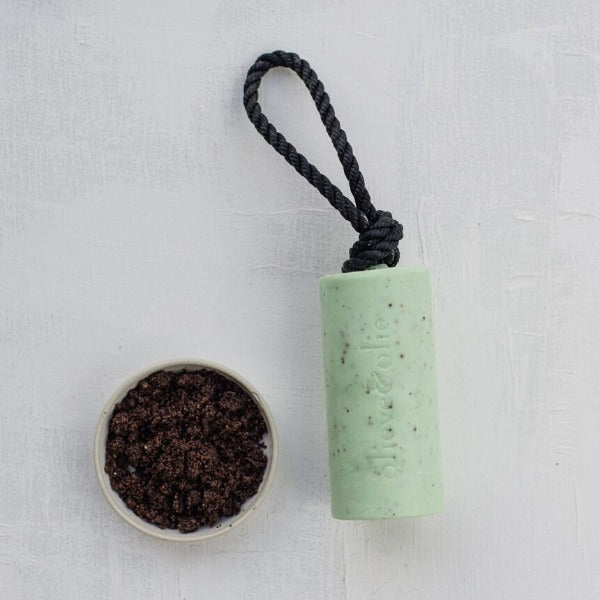Olieve &amp; Olie Soap on a Rope Peppermint &amp; Coffee
