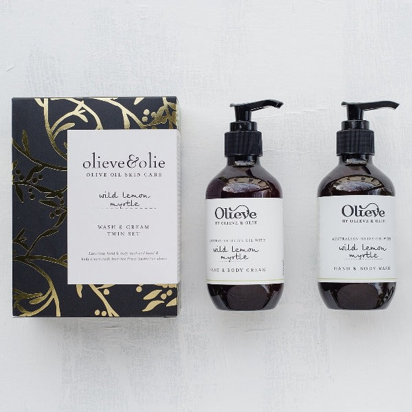 Olieve & Olie Wash and Cream Twin Set Wild Lemon Myrtle
