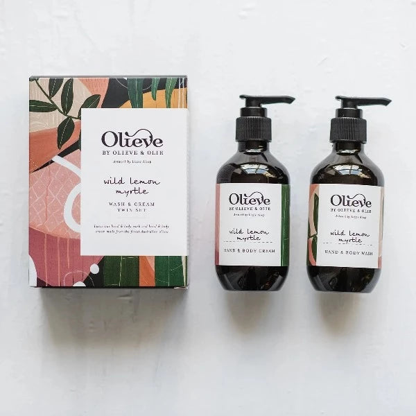 Olieve &amp; Olie Wash and Cream Twin Set Wild Lemon Myrtle Artist