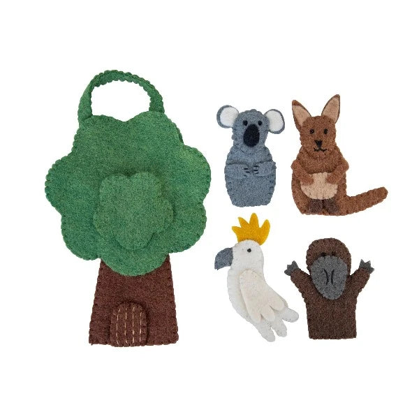 Pashom Australian Playbag with Finger Puppets