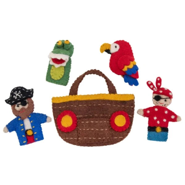 Pashom Pirate Playbag with Finger Puppets