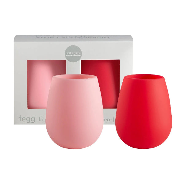Porter Green Silicone Unbreakable Glasses Fegg Cherry & Blush