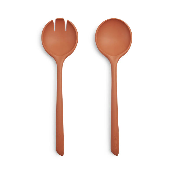 Put a Lid on It Salad Serving Set Papaya