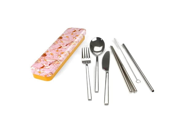 RETROKITCHEN Carry Your Cutlery -  Cockatoo Stainless