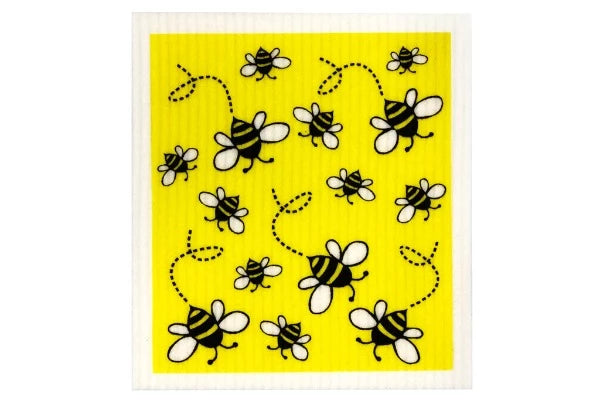 Retro Kitchen Dish Cloth Bees