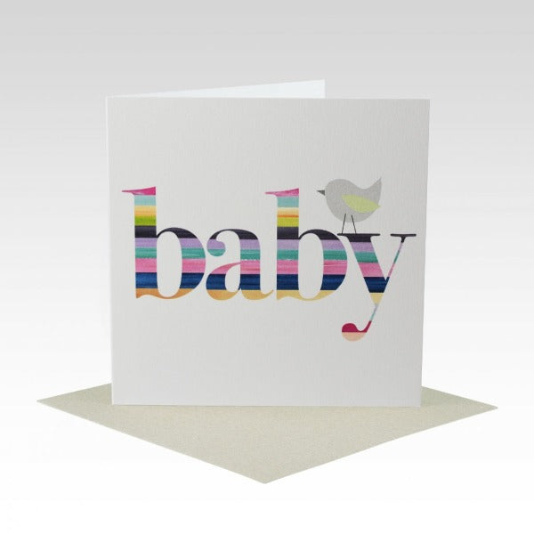 Rhicreative Card Striped Baby