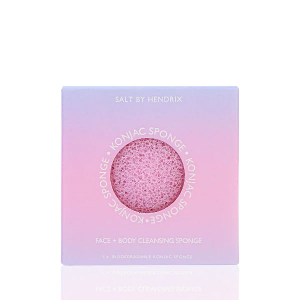 Salt by Hendrix Konjac Sponge Round Pink