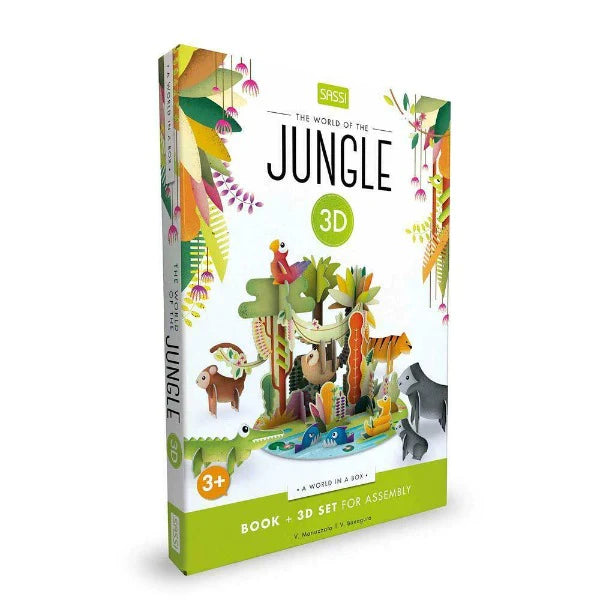 Sassi 3D Assemble, Build & Book Jungle