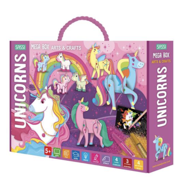Sassi Mega Box Arts &amp; Crafts Unicorns