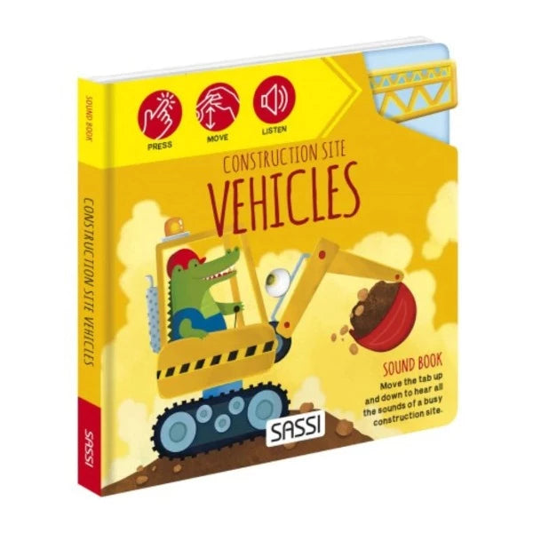 Sassi Sound Book Construction Site Vehicles