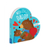Sassi With Love Daddy Heart Shaped Book