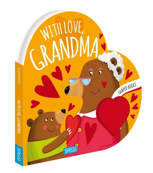 Sassi With Love Grandma Heart Shaped Book