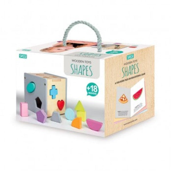 Sassi Wooden Sorting Box and Book Shapes