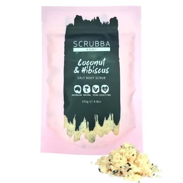 Scrubba Salt Body Scrub Coconut & Hibiscus
