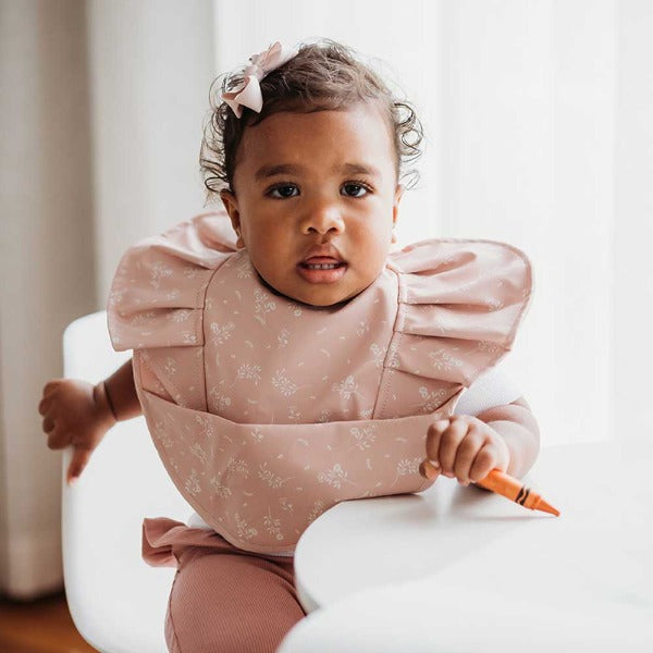 Snuggle Hunny Kids Bib Dusty Rose