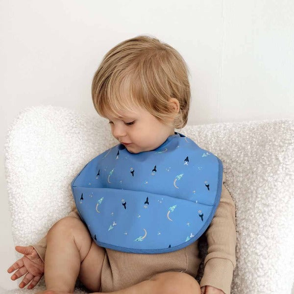 Snuggle Hunny Kids Bib Rocket