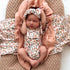 Snuggle Hunny Kids Clothing Short Sleeve Bodysuit 3-6 Months Spring Floral (00)