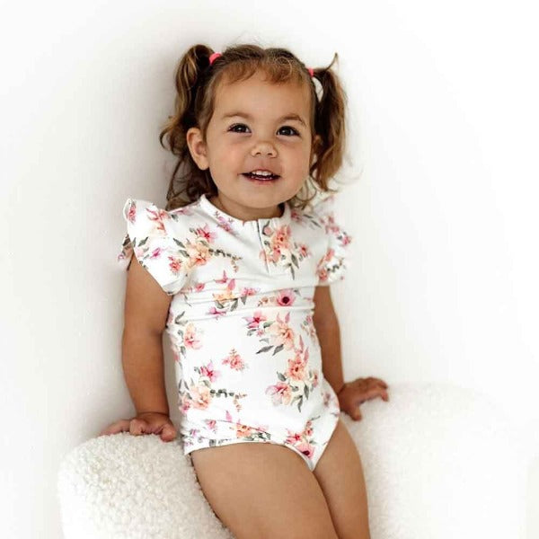 Snuggle Hunny Kids Clothing Short Sleeve Bodysuit Camille 12 Months (1)