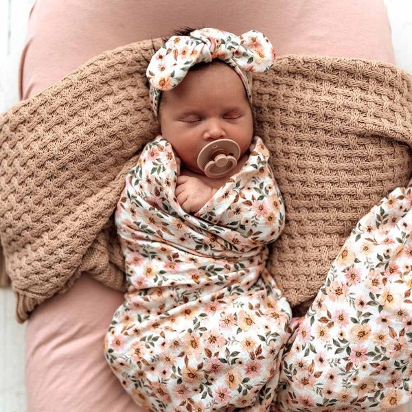 Snuggle Hunny Kids Organic Muslin Wrap Spring Floral