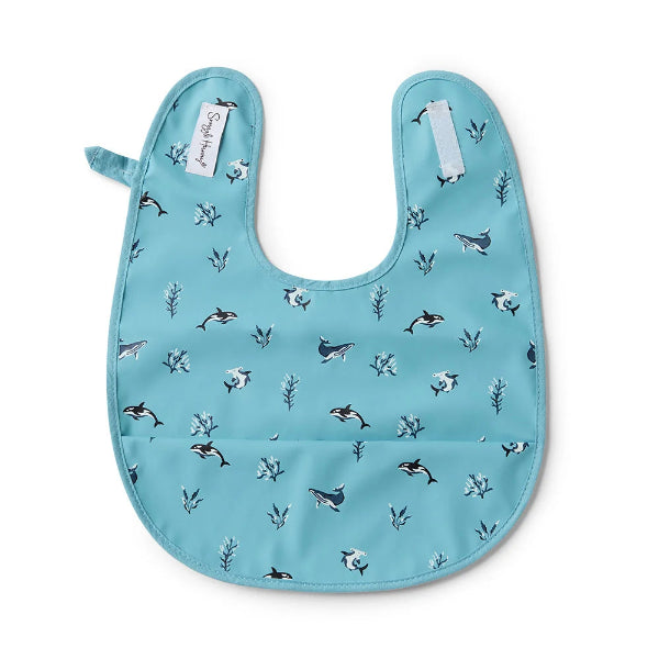 Snuggle Hunny Bib Blue Ocean
