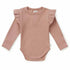 Snuggle Hunny Kids Clothing Rose Long Sleeve Bodysuit 6-12 Months (0)