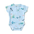 Snuggle Hunny Kids Clothing Short Sleeve Bodysuit 3-6 Months Ocean Blue (00)