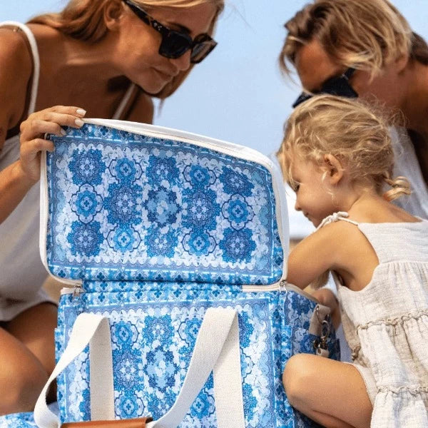 SomerSide Cooler Bag Moroccan Vintage Blue