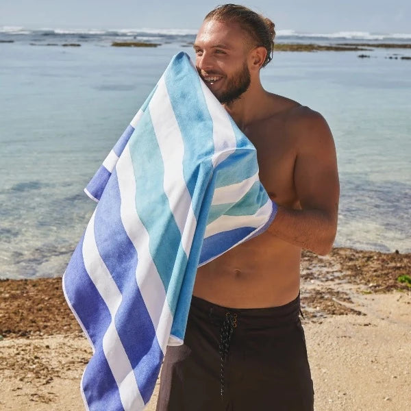 Somerside Quick Dry Towel Bondi Blue Tall