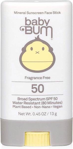 Sun Bum Baby Bum SPF 50 Mineral Sun Screen Face Stick 13g