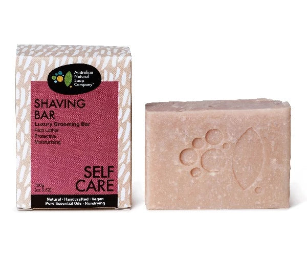 The Australian Natural Soap Co Shaving Soap Bar 100g