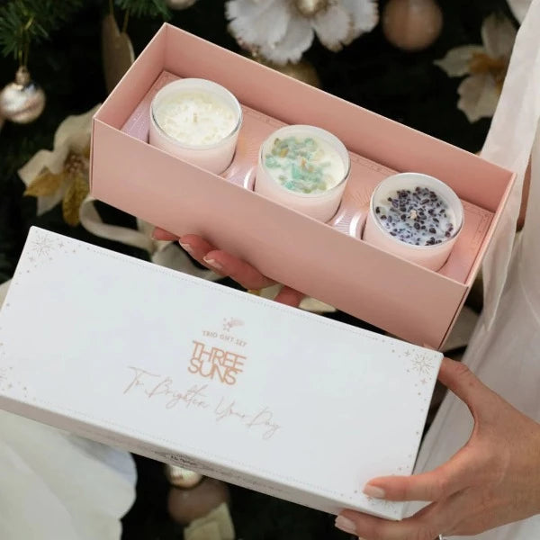 Three Suns Trio Candle Gift Set