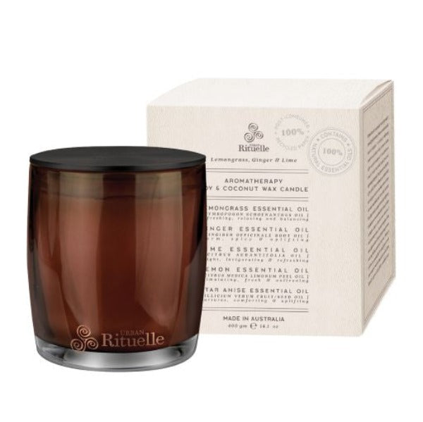 Urban Rituelle Aromatherapy Soy &amp; Coconut Wax Candle 400gm