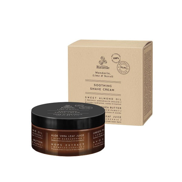 Urban Rituelle Smoothing Shave Cream Mandarin, Lime & Neroli 100ml