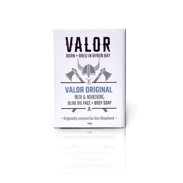 Valor Organic Olive Face &amp; Body Soap Bar 100g
