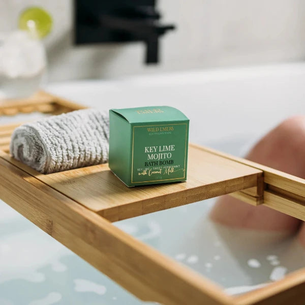 Wild Emery Cube Bath Bomb Key Lime Mojito