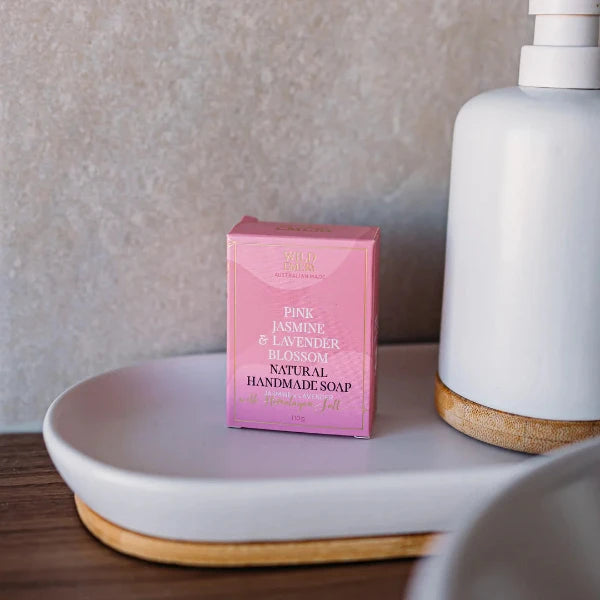 Wild Emery Natural Handmade Soap Pink Jasmine & Lavender Blossom