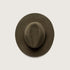 Will & Bear Anderson Olive Packable Wide Brim Fedora Hat - XL