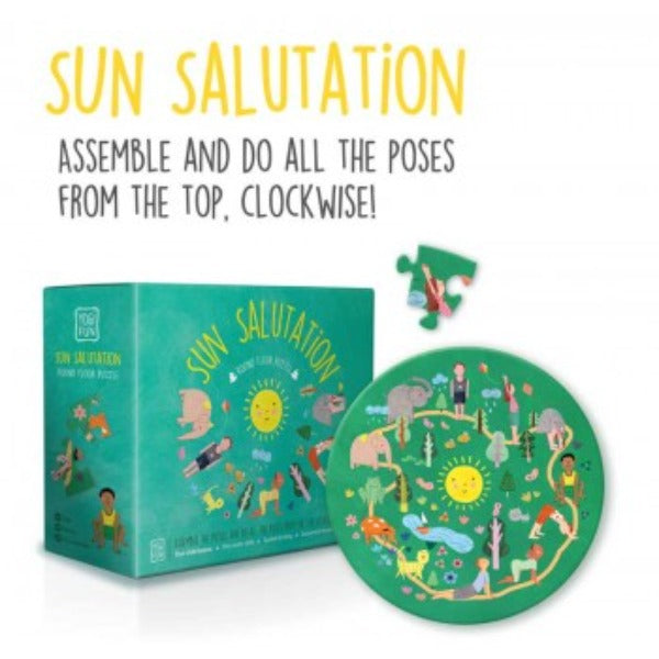 Yogi Fun Sun Salutation Floor Puzzle