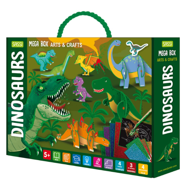 Sassi Mega Box Arts &amp; Crafts Dinosaurs