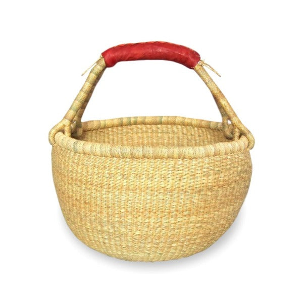 Bolga Basket Large Round Natural