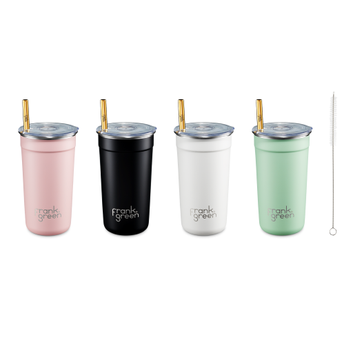 Frank Green 16oz Stainless Steel Reusable Party Cup 4 Pack Mixed