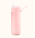 Frank Green 20oz Stainless Steel Ceramic Reusable Bottle Straw Lid Blushed