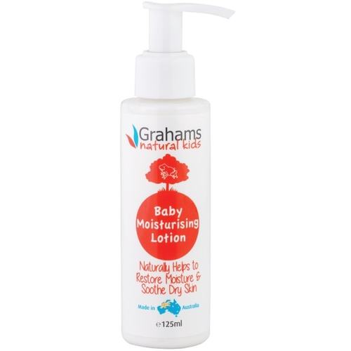 Grahams Natural Baby Moisturising Lotion For Babies And Children 125ml