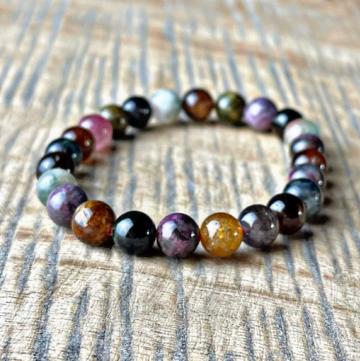 Mixed Tourmaline Bracelet 8mm