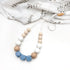 One Chew Three Poppy Silicone Necklace Pale Blue