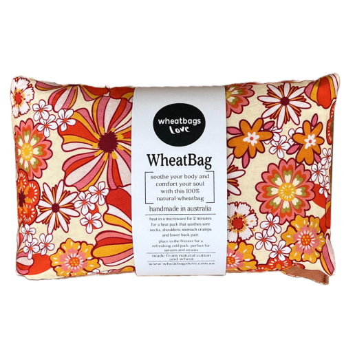 Wheatbags Love Wheatbag Groovy Flowers Orange